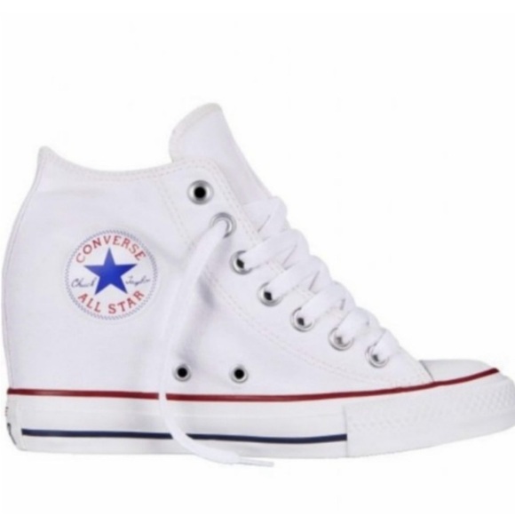 Converse White High-Top Sneakers - Picture 1 of 5